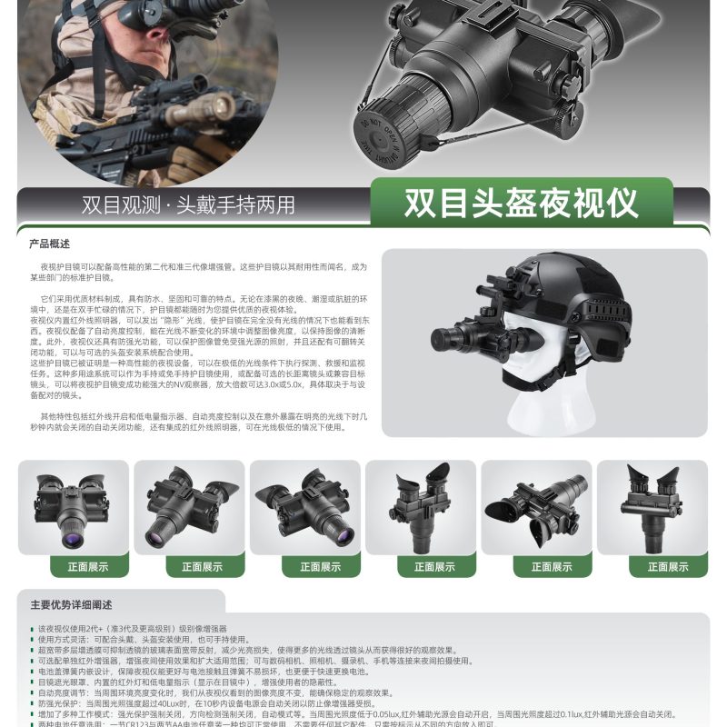 奥尔法ONV2/ONV2+ 头戴微光夜视仪